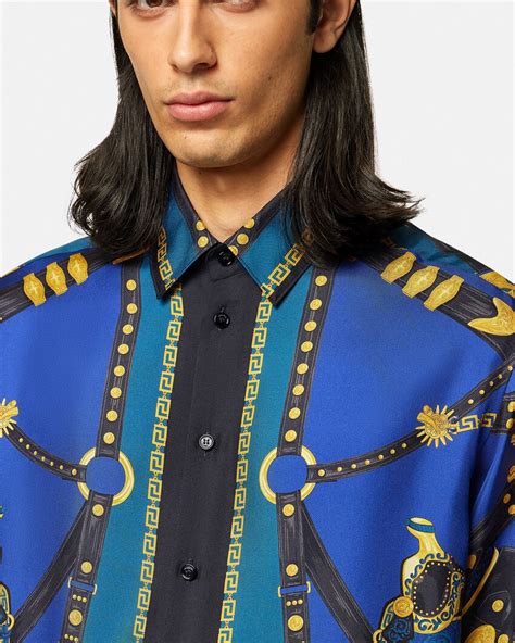 buy versace silk shirt|Versace silk shirt price.